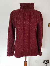 Maglione Gilet di lana Fatto a mano