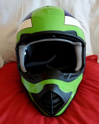 Casco Moto Cross Enduro Afx FX-17 Vintage Kawasaki