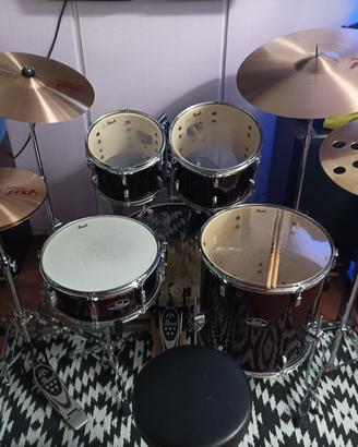 Batteria acustica Pearl Roadshow + Paist pst7