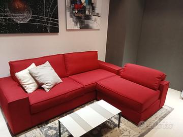 Divano 3 posti con poltrona penisola reversibile