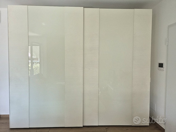 Armadio Caccaro Natural Wood e vetro