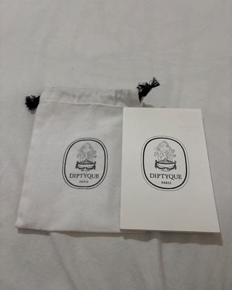Sacchetto e taccuino profumato Diptyque