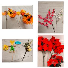 box set fiori finti artificiali 