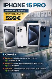 iPhone 15 Pro 256GB | Usato | Garanzia 1 anno