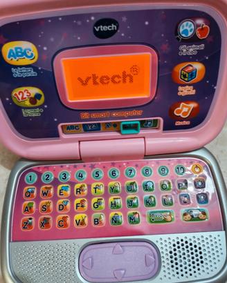 Computer didattico rosa bambina bit smart Vtech