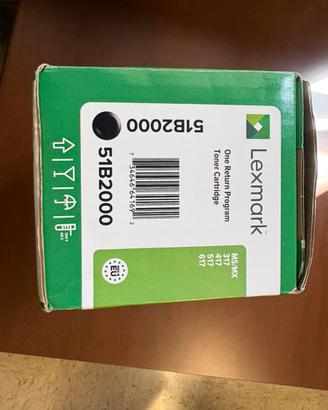 Toner Lexmark per stampante