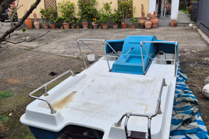 Pedalò a scafi alti con scaletta risalita