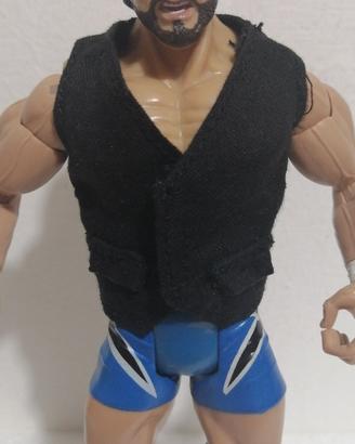 WWE accessorio per action figures Gilet nero Jakks
