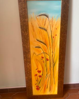 Quadro fatto a mano tecnica mista su tela