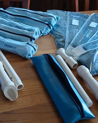 Flauti contralti con custodie 