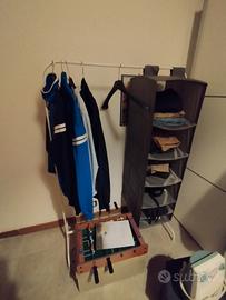 Appendiabiti esterno più organizzatore indumenti