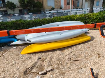 rastrelliera per canoe