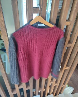 maglione bicolor alpaca  I PINCO PALLINO