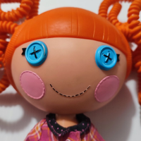 Bambola Lalaloopsy 30 cm capelli arancioni vintage