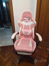 Sedia Gaming Rosa 