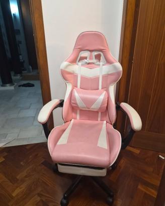 Sedia Gaming Rosa 