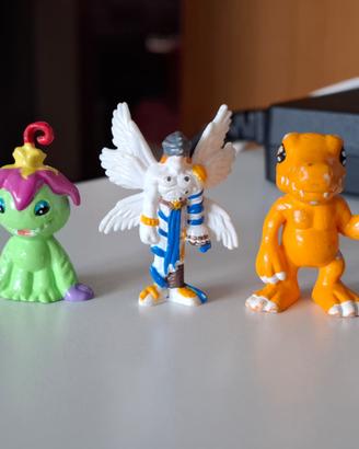 Lotto 3 Personaggi Digimon Dolci Preziosi (2001)