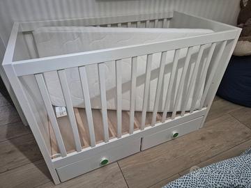 Lettino ikea con cassetti