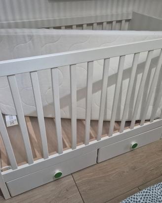 Lettino ikea con cassetti