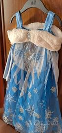 Vestito carnevale Elsa di Frozen