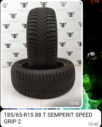  Q4 gomme usate 90% di battistrada invernali 