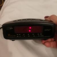 radio sveglia funzionante 