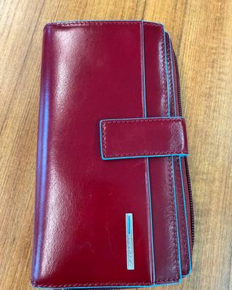 Portafoglio Piquadro donna-Blue Square rosso