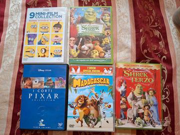 5 dvd cartoni animati vari