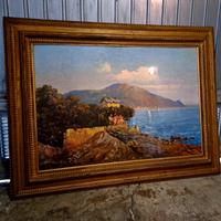 quadro di Portofino primi 900 ( SACCHETTI ) 