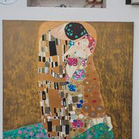 Copia fatta a mano del dipinto “Il Bacio” Gustav.K