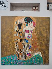 Copia fatta a mano del dipinto “Il Bacio” Gustav.K