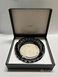 Portacenere Davidoff in cristallo nero originale