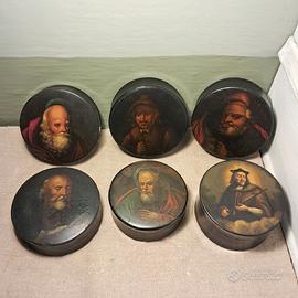 Scatole fiamminghe antiche 1800