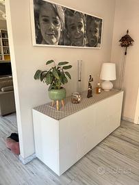 Credenza bianca sala da pranzo