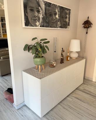 Credenza bianca sala da pranzo