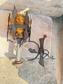 Lanterne lampade in ferro battuto da esterno