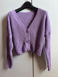 Maglione in cotone Lilla-viola