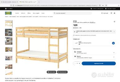 letto a castello ikea