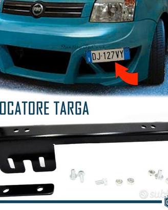 Portatarga Anteriore per Fiat Rilocatore Laterale