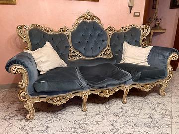 Salotto stile barocco antico Modello Bridgerton