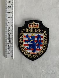 Patch stemma Bruges Brugge Belgio nuova