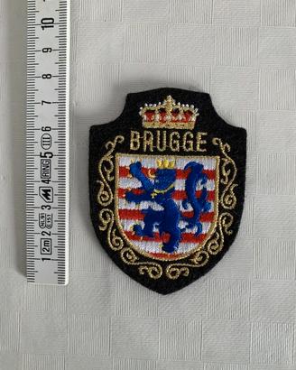 Patch stemma Bruges Brugge Belgio nuova