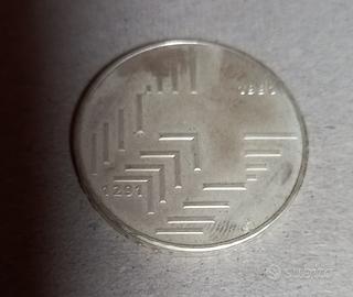 MONETA 20 franchi svizzeri argento commemorativa