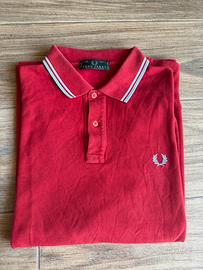 Polo Fred Perry Rossa-XL