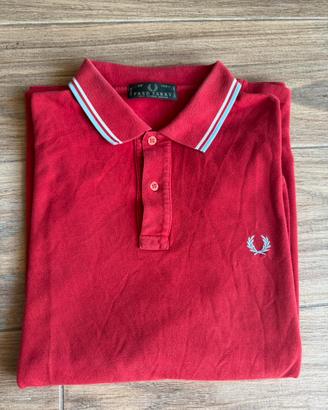 Polo Fred Perry Rossa-XL