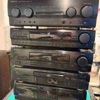 Impianto HiFi Kenwood completo LS-56 Perla Nera