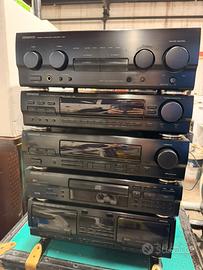 Impianto HiFi Kenwood completo LS-56 Perla Nera