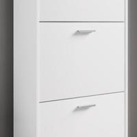 Scarpiera salvaspazio bianca 60x117x17 - NUOVO