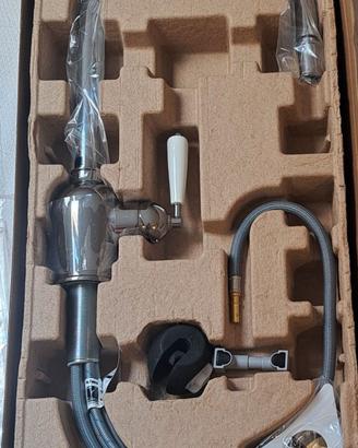Miscelatore con doccetta estraibile  cromato