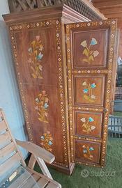 Armadio Guardaroba, Stile Shabby Chic decorato 